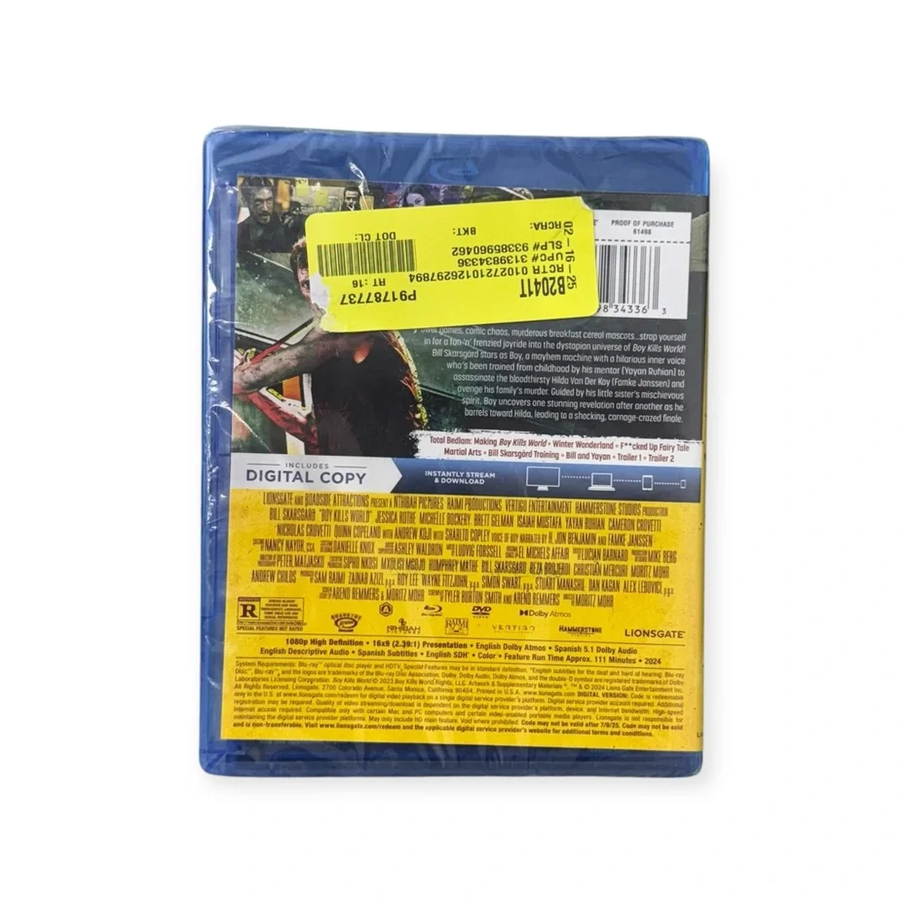 Boy Kills World‎ Blu-ray